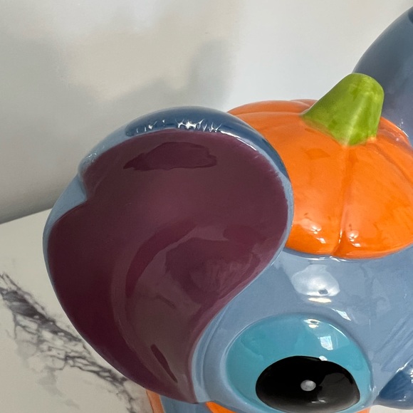 NEW VHTF Stitch Disney Halloween Jack-o’-lantern Pumpkin Canister - Picture 6 of 7